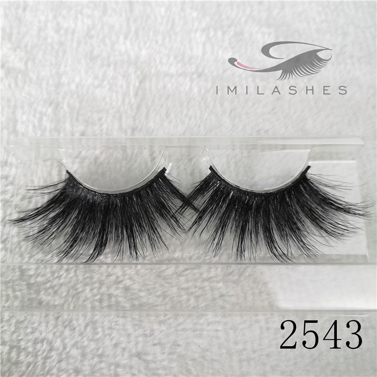 Long 25mm real mink 3D lashes wholesale China A-43